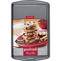 Good Cook Cookie Baking Sheet, 15 x 10 Inch, Gray 04021