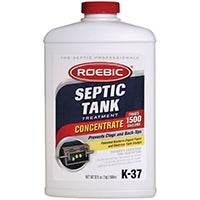 ROEBIC K-37-Q-C1500 Septic System Treatment, Liquid, Straw, Earthy, 1 qt