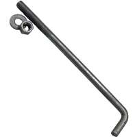 ProFIT AG5812 Anchor Bolt, 12 in L, Steel, Galvanized
