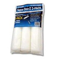 WOOSTER R725-9 Paint Roller Cover, 3/8 in Thick Nap, 9 in L, Woven Fabric Cover, White