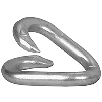 Campbell T5950324 Lap Link, 1/4 x 1-1/4 in Trade, 400 lb Working Load, Steel, Zinc