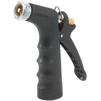 Gilmour 805932-1002 Watering Nozzle, GHT, 2.5 to 5 gpm, Aluminum/Stainless Steel, Black