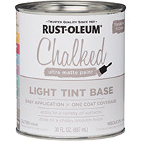 RUST-OLEUM Chalked 287688 Chalky Paint, Chalked/Ultra Matte, 30 oz, Quart