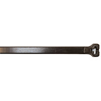 GB 46-310UVBMP Cable Tie, Double-Lock Locking, Nylon, Black