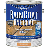 WOLMAN RainCoat 288337 Wood Sealer, Natural Cedar, Liquid, 1 gal, Can