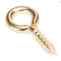 ProSource LR-412-PS Gate Hook and Eye, 1/8 in Dia Wire, Solid Brass