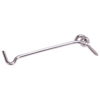 ProSource LR-440S-PS Gate Hook and Eye, 5/32 in Dia Wire, Stainless Steel
