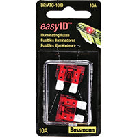 Bussmann BP/ATC-10ID Automotive Fuse, Blade Fuse, 32 VDC, 10 A, 1 kA Interrupt