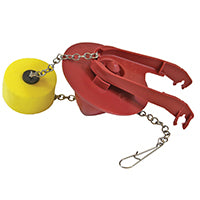 FLUIDMASTER 5052GBP4 Toilet Flapper, For: 2 in Flush Valves