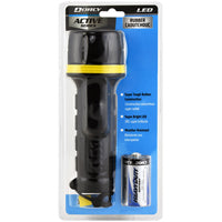 Dorcy Black LED Flashlight D Battery
