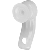 Kenney KN1865 Traverse Rod Carrier, Plastic, White