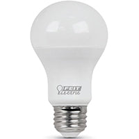 Feit Electric A450/827/10KLED/4 LED Lamp, General Purpose, A19 Lamp, 40 W Equivalent, E26 Lamp Base, White