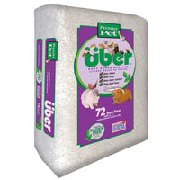 PETSPICK Uber Soft Paper Pet Bedding for Small Animals, White, 56L