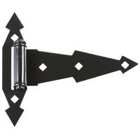 National Hardware N165-480 T-Hinge, 1-1/2 in W Frame Leaf, 7-5/16 in H Frame Leaf, Steel, Tight, Removable Pin, 55 lb