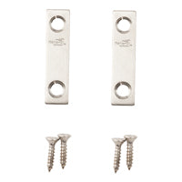 National Hardware N348-359 Mending Brace, 2 in L, 1/2 in W, Stainless Steel, Screw Mounting