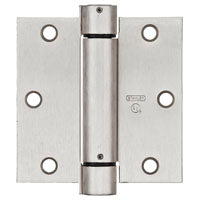National Hardware N350-777 Spring Hinge, Cold Rolled Steel, Satin Nickel, 30 lb