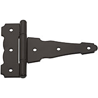 National Hardware N881-904 T-Hinge, Steel, Black