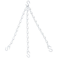 National Hardware V2663 Series N275-040 Flower Plant Chain, 18 in L, Steel, White