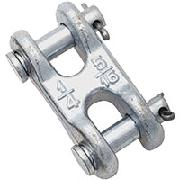 National Hardware 3248BC Series N240-879 Clevis Link, 1/4 x 5/16 in Trade, 3900 lb Working Load, 43 Grade, Steel, Zinc