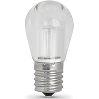 Feit Electric BP40S11N/SU/LED LED Bulb, Decorative, S11 Lamp, 40 W Equivalent, E17 Lamp Base, Dimmable, Warm White Light