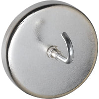 National Hardware V7531 Series N302-216 Magnetic Hook, Steel, Nickel, 20 lb