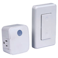 AmerTac RFK1600LC Wall Switch, 15 A, 1875 W, White