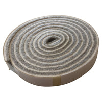 Shepherd Hardware 6710 Commercial Strip, Felt, Beige, 58 in L, 1/2 in W, Roll