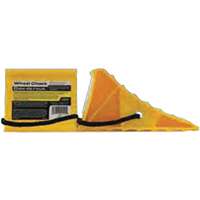 CAMCO 44472 Wheel Stop Chock, Plastic, Yellow, For: 26 in Dia Tires