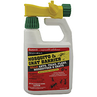 Summit 010-6 Mosquito and Gnat Barrier, Liquid, Slight Chemical, 32 oz Spray Bottle