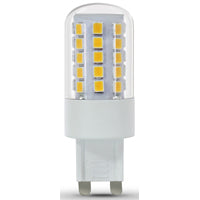 Feit Electric BPG940/830/LED LED Bulb, Specialty, Wedge Lamp, 40 W Equivalent, G9 Lamp Base, Dimmable, Clear
