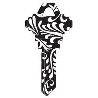Key SC1-41 BLK/WHT Swirl