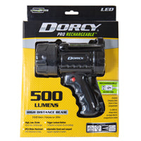 Dorcy USB Rechargeable Spotlight 500 Lumens, Black