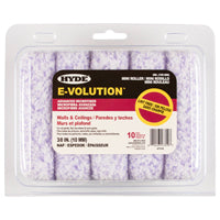 Hyde 47319 4" E-Volution Mini Roller Cover 3/8" Nap (10-Pack)