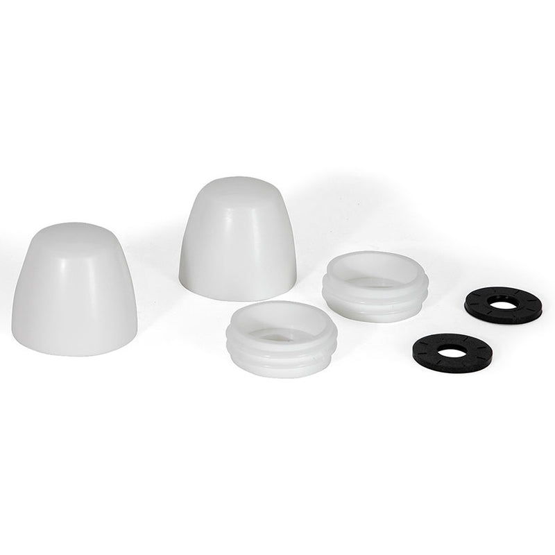 Fluidmaster 7110T-002-P10 Secure Toilet Bolt Caps, White