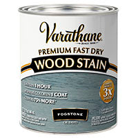 VARATHANE 370720 Premium Fast Dry Stain, Fogstone, Liquid, 1 qt