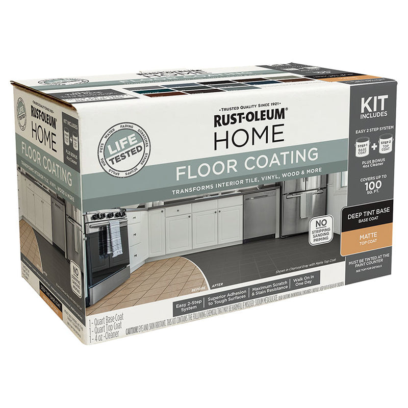 RUST-OLEUM 360100 Home Floor Coating Kit, Matte