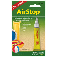 Coghlan's Airstop Vinyl Repair Adhesive Sealant for PVC and Inflatable Repairs – Durable Waterproof Fix for Patches, Leaks, and Seals – Ideal for Boats, Air Mattresses, and Camping Gear