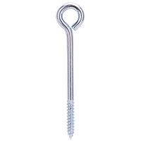 ProSource LR250 Lag Screw Eye, 7.8 mm Thread, Screw Thread, 1-1/2 in L Thread, 1-1/16 in Dia Eye, 186 lb Working Load