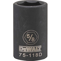 SOCKET IMPACT 1/2DR 6PT 5/8IN