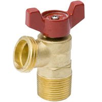B & K Quarter Master ProLine Series 102-054HN Boiler Drain Valve, 3/4 in Connection, MPT x FIP, 125 psi Pressure, Chrome