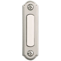 Heath Zenith SL-256-02 Push Button, Satin Nickel SL-556-00