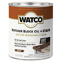 Watco 359024 Butcher Block Oil Plus Stain, 16 Ounce, Hazelnut