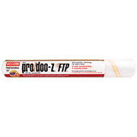 WOOSTER RR667-18 Paint Roller Cover, 1/2 in Thick Nap, 18 in L, Fabric Cover, White