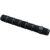 Orbit 37114 Cut-Off Riser, 1/2 x 3/4 in Connection, 6 in L, Polyethylene, Black