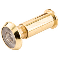 Defender Security U 9891 Door Viewer, 200-Degree, 9/16-Inch Bore, Brass