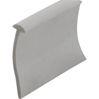 Prime-Line M 6230 Shower Door Bottom Seal, Half-Round, Vinyl, Black