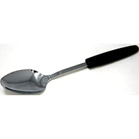 CHEF CRAFT 12930 Basting Spoon, 12 in OAL, Stainless Steel, Black, Chrome