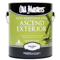 Old Masters Ascend Exterior 71201 Exterior Finish, Semi-Gloss, Liquid, 1 gal