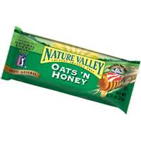 Nature Valley NVOH18 Granola Bar, Honey, Oat Flavor, 1.5 oz
