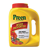 Preen 24-63795 Weed Preventer, Granular, 5-5/8 lb Bottle